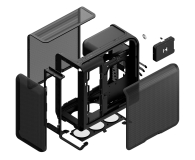 Hyte X50 Mesh Black - 1371672 - zdjęcie 8